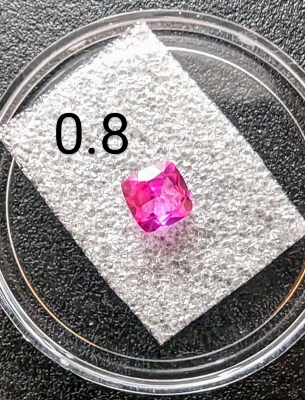 0.8ct Red Beryl